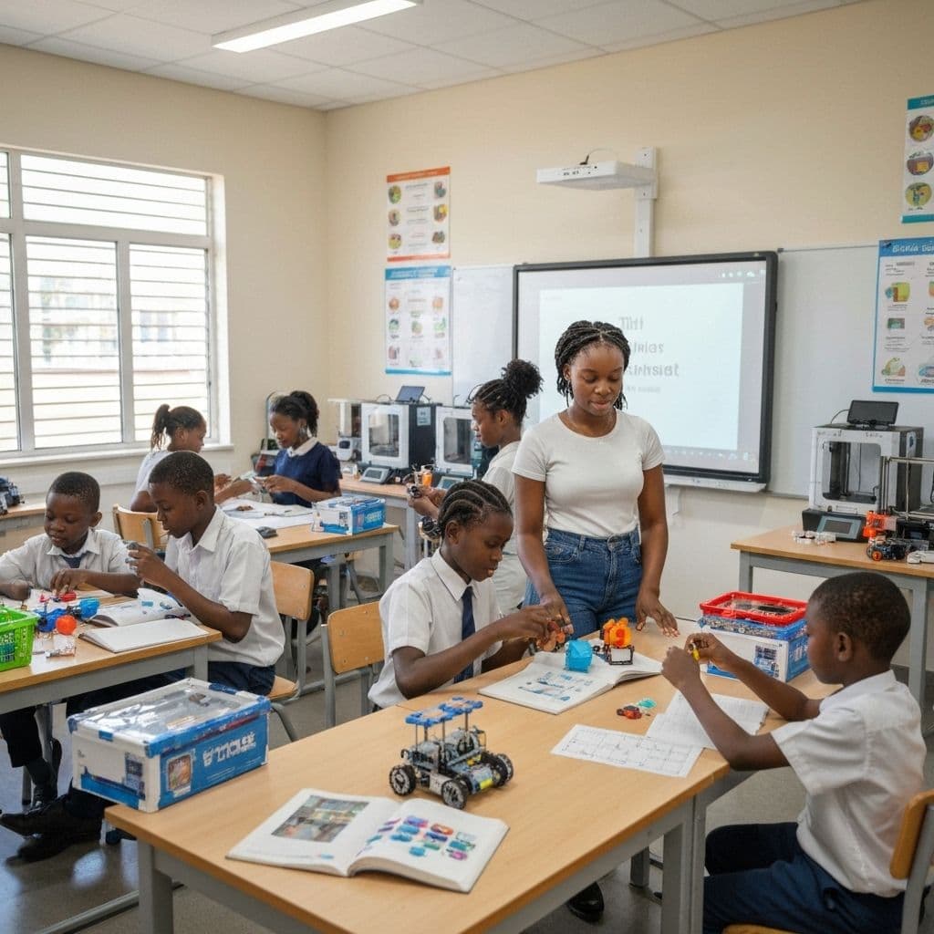 Modern, practical STEM laboratory prepared for student projects